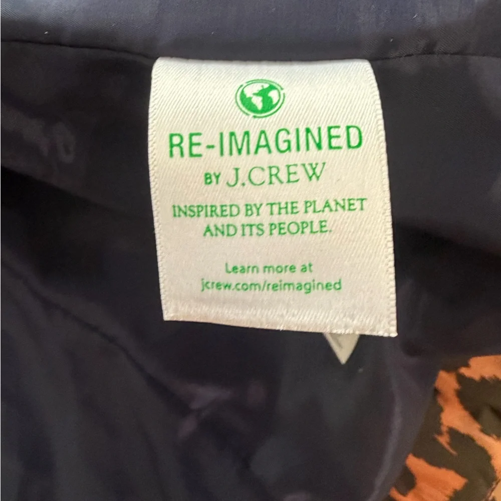 J. Crew Animal Print Quilted Jacket - Picture 5 of 6